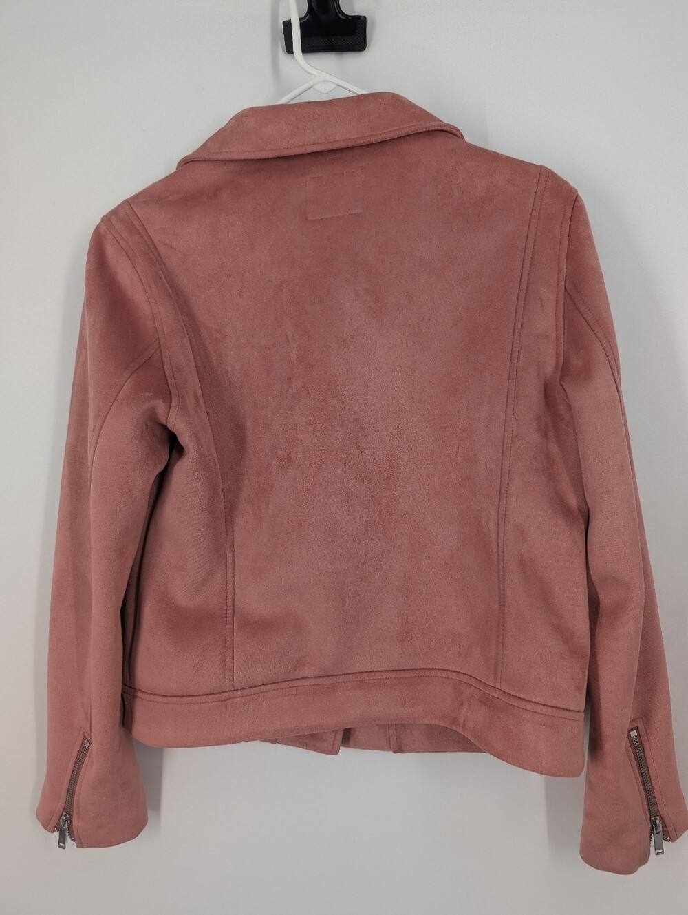 Old Navy Soft Suede Moto Jacket Size Medium In Great Condition !!!! - Picture 5 of 12